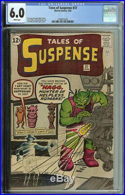 Tales of Suspense # 37 CGC 6.0 WP