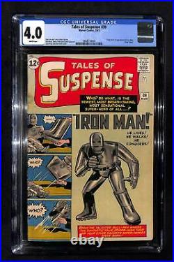 Tales of Suspense #39 CGC 4.0 Origin & 1st appearance of Iron Man
