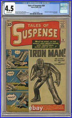 Tales of Suspense #39 CGC 4.5 1963 2063213005 1st app. Iron Man