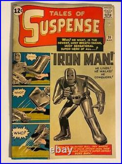 Tales of Suspense #39 CGC 4.5 OW 1st Appearance of Iron Man (Tony Stark)