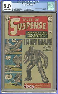 Tales of Suspense #39 CGC 5.0 (OW-W) Origin & 1st Appearance of Iron Man