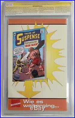 Tales of Suspense #39 CGC 9.4 German Edition Signed by Stan Lee 1st Iron Man