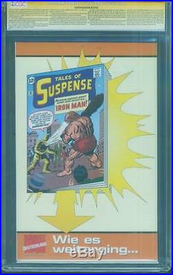 Tales of Suspense 39 CGC SS 9.8 Stan Lee Signed 1st Iron Man German Gold Ed 99