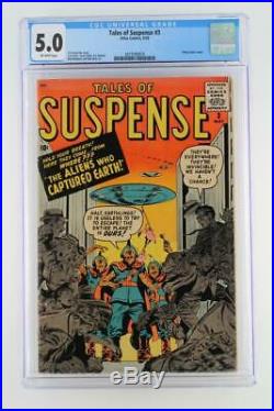 Tales of Suspense #3 CGC 5.0 VG/FN Atlas 1959- Flying Saucer Cover