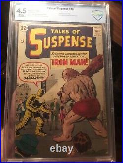 Tales of Suspense #40 CBCS 4.5 WHITE (Like CGC) 2nd Iron Man 1st Gold Armor