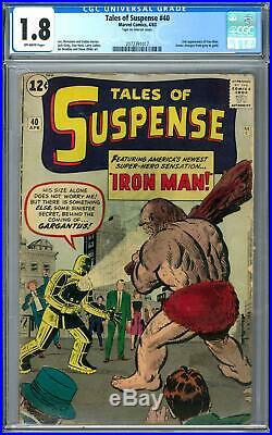 Tales of Suspense #40 CGC 1.8 (OW) 2nd Appearance of Iron Man