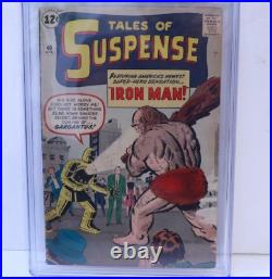Tales of Suspense #40 CGC 3.5 1963 2nd Appearance Iron Man 1st Gold Armor