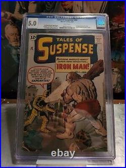 Tales of Suspense 40 CGC 5.0 Second appearance of Iron Man, WP