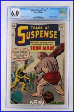 Tales of Suspense #40 CGC 6.0 FN Marvel 1963 2nd App of Iron Man
