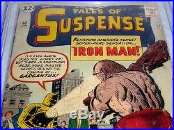 Tales of Suspense #40 CGC SS Signature Autograph STAN LEE 2nd Iron Man Gold Grey