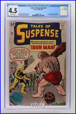 Tales of Suspense #40 Marvel 1963 CGC 4.5 2nd Appearance of Iron Man