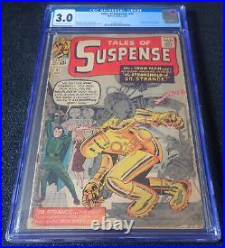 Tales of Suspense #41 CGC 3.0 OWithWH 3rd Iron Man Appearance 1963