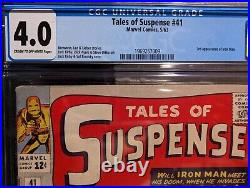 Tales of Suspense #41 CGC 4.0 1963 3982976020