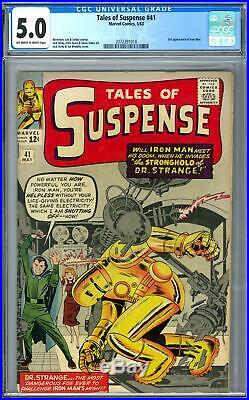 Tales of Suspense #41 CGC 5.0 (OW-W) 3rd Appearance of Iron Man