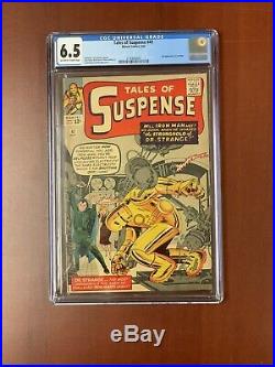 Tales of Suspense #41 CGC 6.5 3rd Iron man Dr. Strange Stan Lee Jack Kirby art