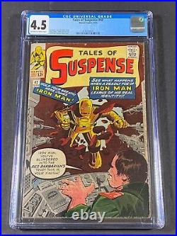 Tales of Suspense #42 1963 CGC 4.5 4144056006 Iron Man