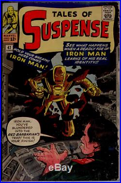 Tales of Suspense #42 CGC 4.0 OWithWHITE pages 4th Iron Man