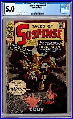 Tales of Suspense #42 CGC 5.0 1963 3982976025