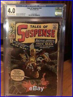 Tales of Suspense 42 cgc 4.0 Marvel 6/63
