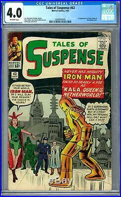 Tales of Suspense #43 CGC 4.0 (OW)