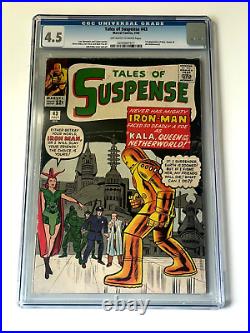 Tales of Suspense #43 CGC 4.5 Marvel Comics 1963 Key 1st Kala OW WHITE PAGES