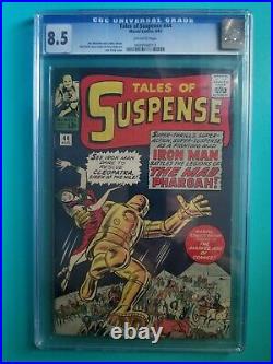 Tales of Suspense 44 CGC 8.5 VF+ 1963 OW Pages Mad Pharoah Cleopatra