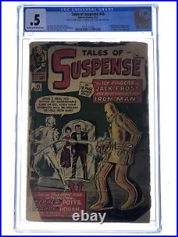 Tales of Suspense #45 CGC 0.5 Marvel Comics 1st Happy Hogan & Pepper Potts 1963
