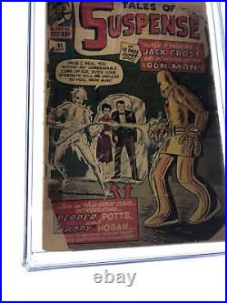 Tales of Suspense #45 CGC 0.5 Marvel Comics 1st Happy Hogan & Pepper Potts 1963