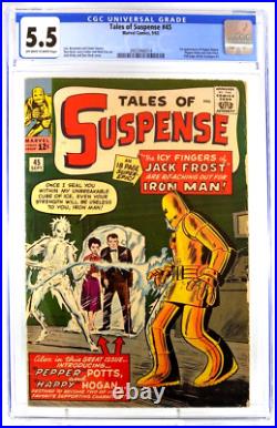 Tales of Suspense #45 CGC 5.5 1963 1st Appearance of Happy Hogan