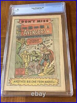 Tales of Suspense 45 CGC PG OW (Iron Man Page & Avengers #1 Full-Page Ad)- 1963
