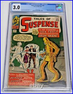 Tales of Suspense #45 Marvel Comics 9/63 CGC Graded 3.0 Good/Very Good OffWithW PG