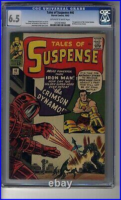Tales of Suspense #46 CGC 6.5 OWithWhite Pages First Crimson Dynamo
