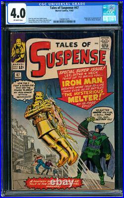 Tales of Suspense #47 (1963) CGC 4.0 OW 1st Melter Gold Iron Man Marvel