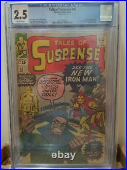 Tales of Suspense 48 CGC 2.5 1st Appearance RED GOLD ARMOR IRON MAN DITKO MARVEL