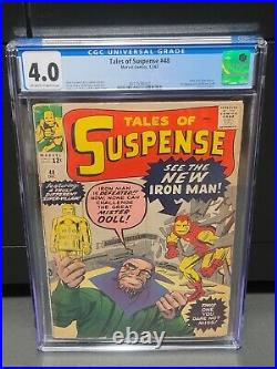 Tales of Suspense #48 CGC 4.0 owithw pgs 1st Red Iron Man Armor 1st Mister Doll