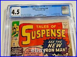 Tales of Suspense #48 CGC 4.5 OW. New Iron Man Armor