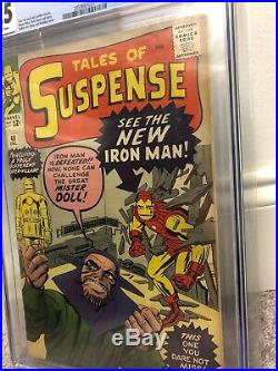 Tales of Suspense #48 CGC 7.5 OW pages 1963! 1st Red Armor Iron man