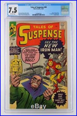 Tales of Suspense #48 CGC 7.5 VF- Marvel 1963 New Iron Man Armor