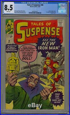 Tales of Suspense 48 CGC 8.5 (White Pages!)