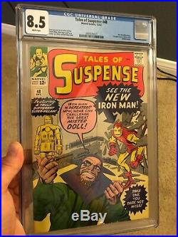 Tales of Suspense 48 CGC 8.5 (White Pages!)