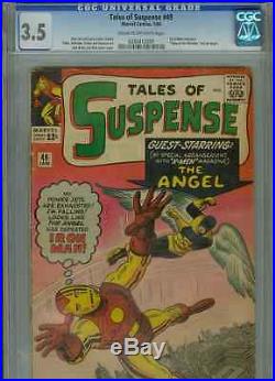 Tales of Suspense #49 (1st X-Men xover) CGC 3.5 Crm to OWP