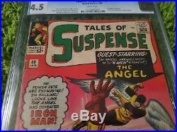 Tales of Suspense #49 CGC 4.5 White 1st x-men crossover Angel cvr Watcher sty
