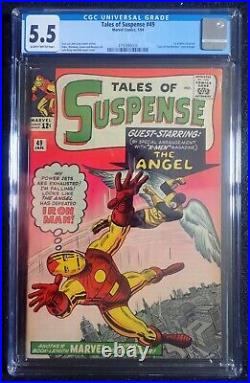 Tales of Suspense #49? CGC 5.5? 1st X-men Cross-Over 1964 Iron Man Angel