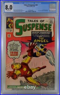 Tales of Suspense #49 CGC 8.0 1st X-men Crossover 1964 Iron Man