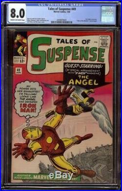 Tales of Suspense # 49 CGC 8.0 CRM/OW (Marvel, 1964) 1st X-Men cross-over