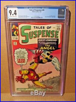 Tales of Suspense 49 CGC 9.4 NM 1st X-Men Crossover! 2nd Red Armor Iron Man 1964