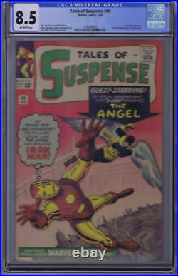 Tales of Suspense # 49 Marvel 1964 1st X-Men crossover, CGC 8.5 (VERY FINE +)
