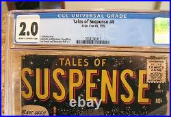 Tales of Suspense 4 CGC 2.0 Atlas Marvel July 1959