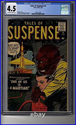 Tales of Suspense # 4 CGC 4.5 OWithWhite Pages The Invisible Army