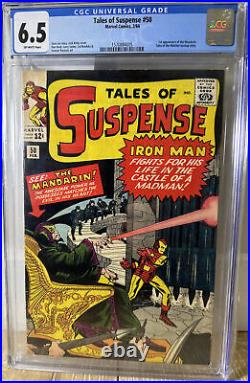 Tales of Suspense #50 1964 CGC Iron Man 1st Appearance of the Mandarin MCU